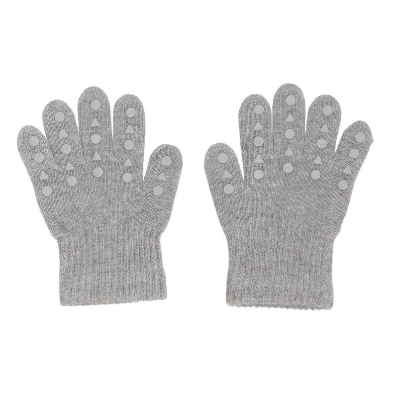 Handschuhe, grey melange, 1-2 jahre